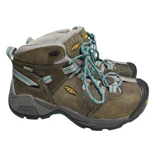 KEEN Utility Detroit XT Mid Steel Toe Waterproof Work/Hiking Boots Size 7M